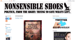 Desktop Screenshot of nonsensibleshoes.com